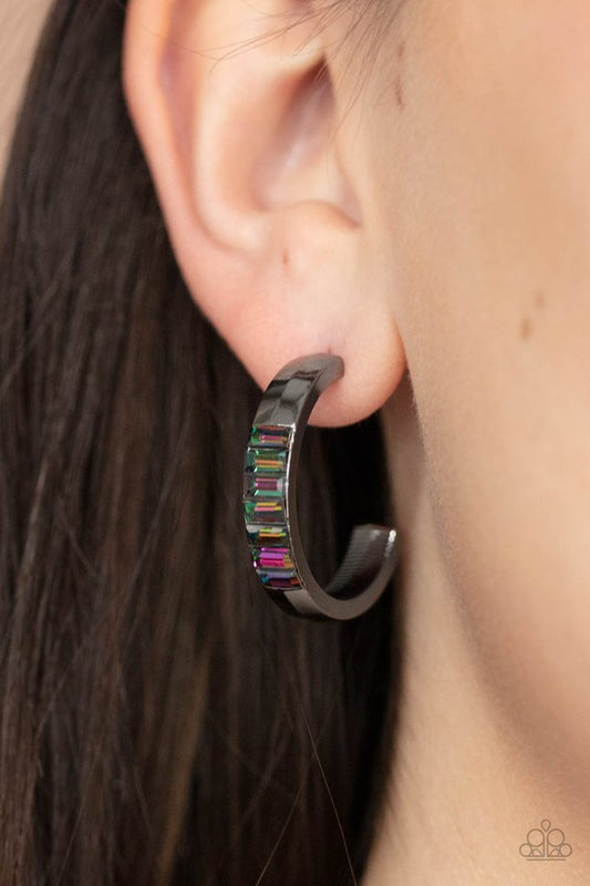 Bursting With Brilliance - Multi - Paparazzi Earring Image