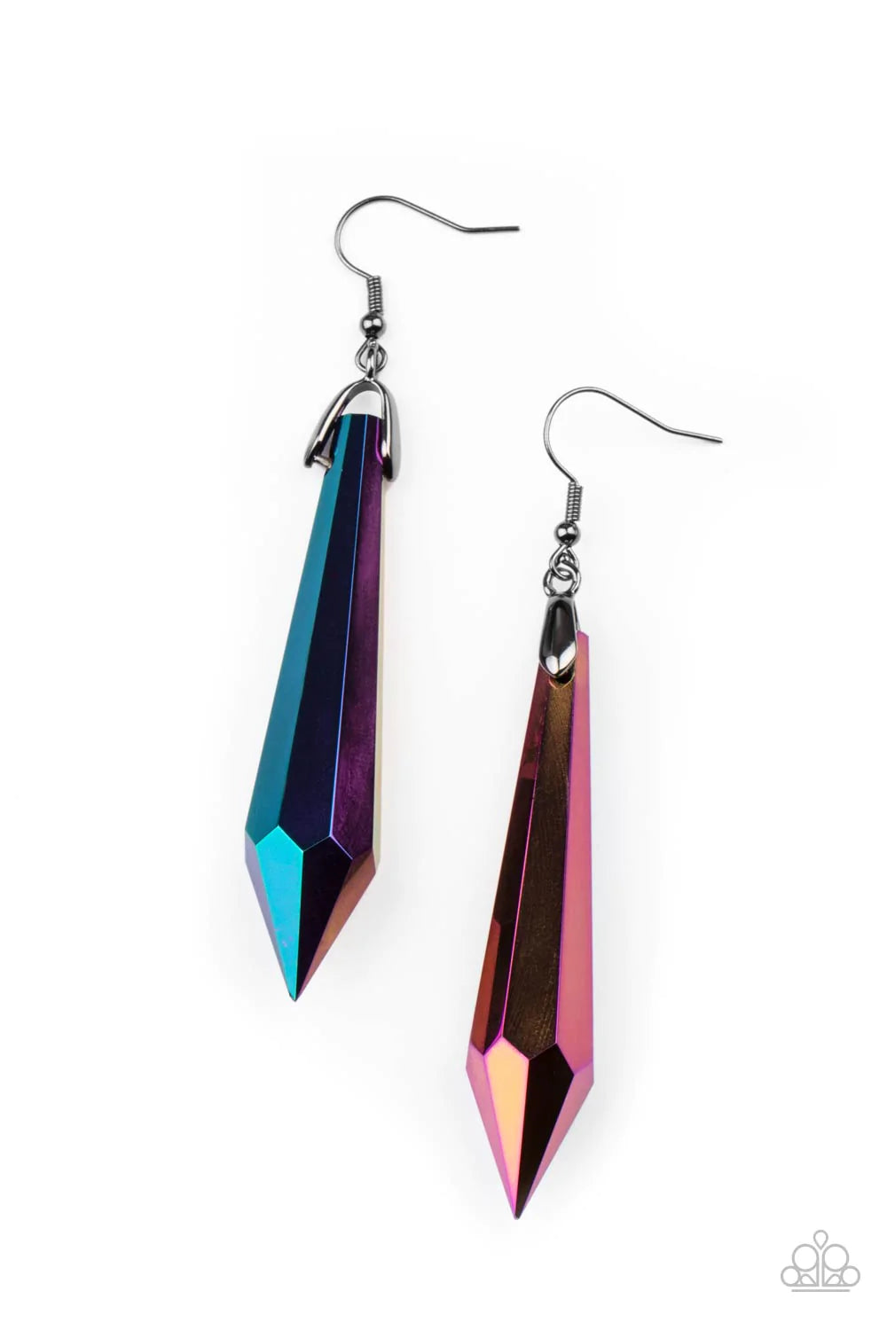 Paparazzi Earring ~ Sharp Dressed DIVA - Multi