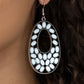 ​Beaded Shores - White - Paparazzi Earring Image