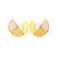 It’s Just an Expression - Yellow - Paparazzi Earring Image