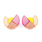 ​Its Just an Expression - Pink - Paparazzi Earring Image