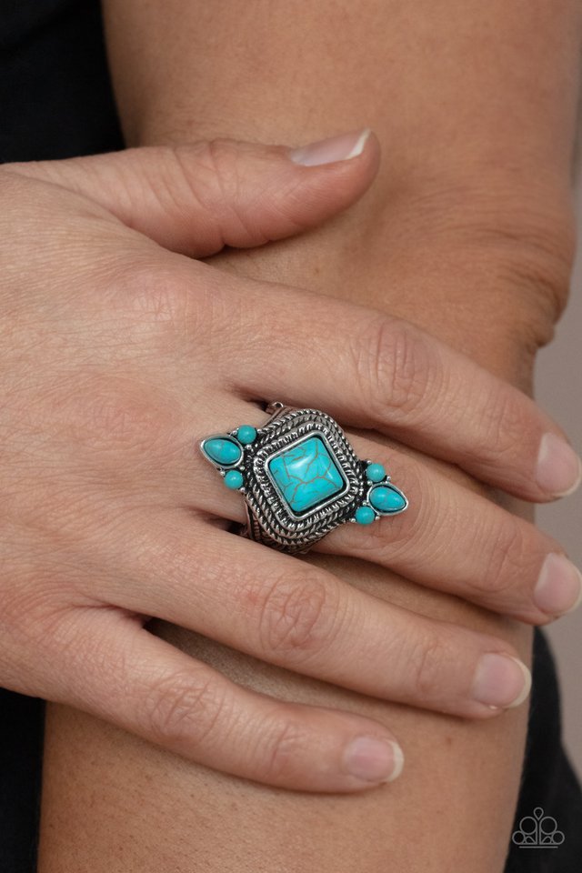 Mesa Mystic - Blue - Paparazzi Ring Image