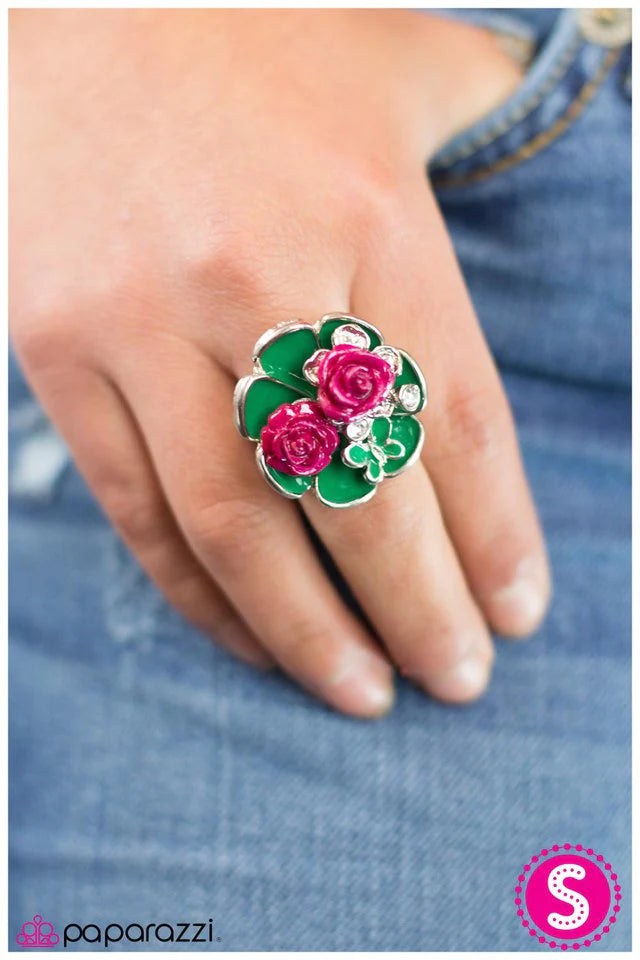 Paparazzi Ring ~ Lady of The Lake - Green