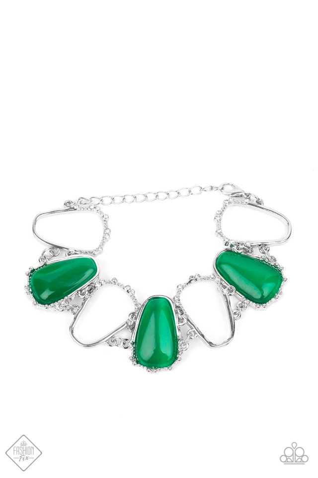 Yacht Club Couture - Green - Paparazzi Bracelet Image