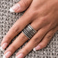 Stacked Odds - Silver - Paparazzi Ring Image