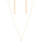 ​Be The Peace You Seek - Gold - Paparazzi Necklace Image