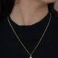 ​Be The Peace You Seek - Gold - Paparazzi Necklace Image