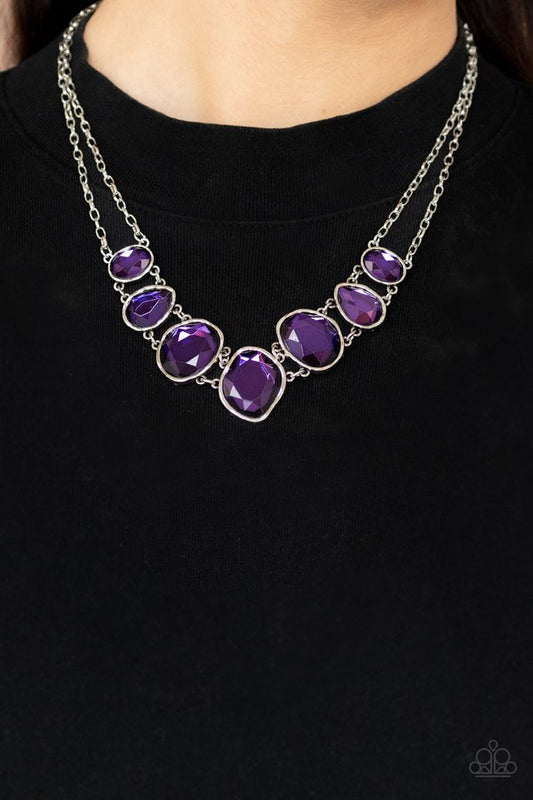 Absolute Admiration - Purple - Paparazzi Necklace Image