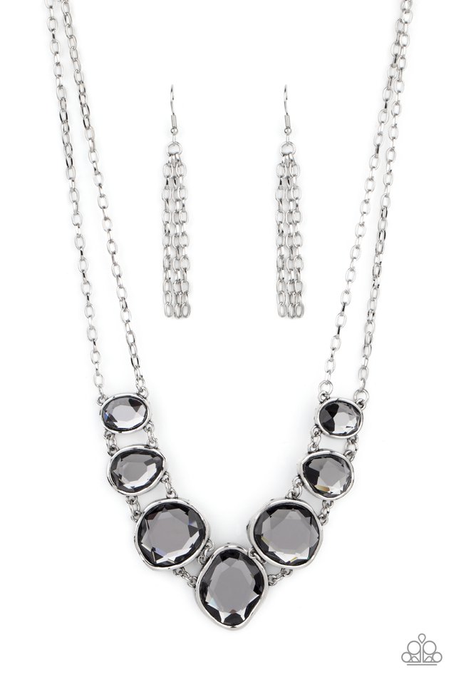 Absolute Admiration - Silver - Paparazzi Necklace Image