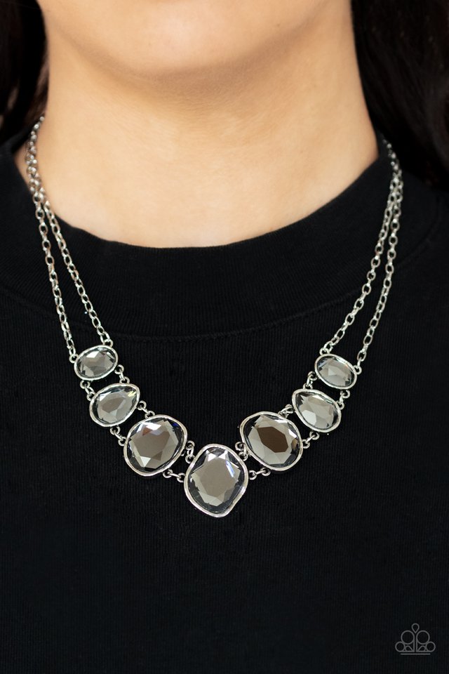 Absolute Admiration - Silver - Paparazzi Necklace Image