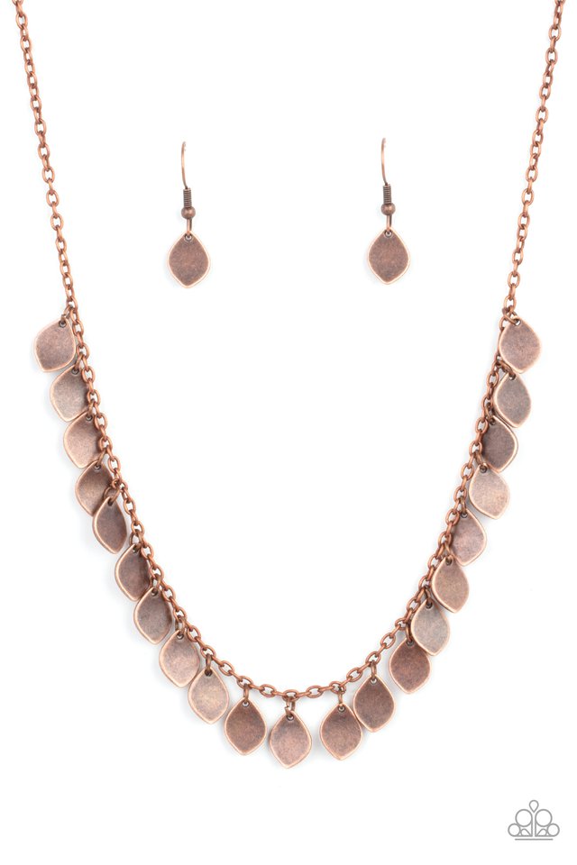 Dainty DISCovery - Copper - Paparazzi Necklace Image