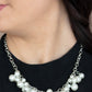 ​Down For The COUNTESS - White - Paparazzi Necklace Image