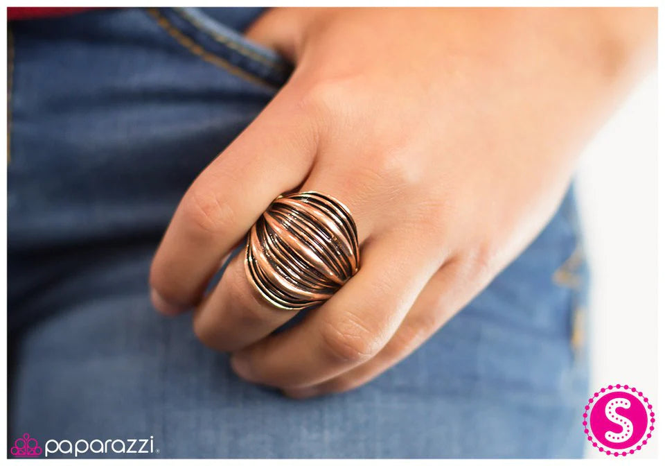 Paparazzi Ring ~ Trailblazer - Copper