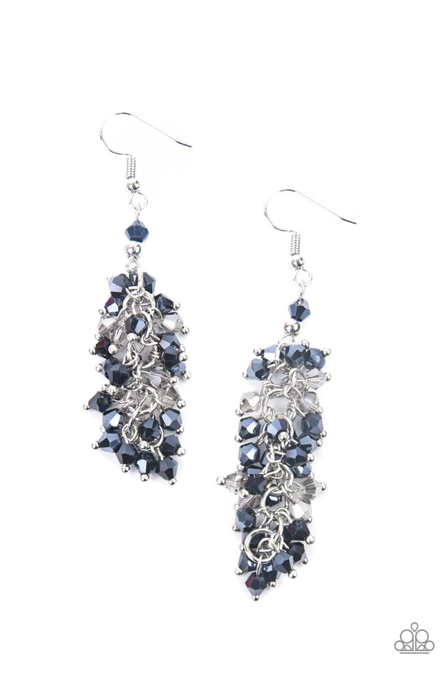 ​Celestial Chandeliers - Blue - Paparazzi Earring Image