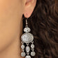 Get Your ARTIFACTS Straight - Silver - Paparazzi Earring Image