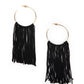 ​Flauntable Fringe - Gold - Paparazzi Earring Image