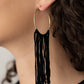 ​Flauntable Fringe - Gold - Paparazzi Earring Image