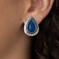 Desert Glow - Blue - Paparazzi Earring Image