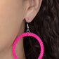 Beauty and the BEACH - Pink - Paparazzi Earring Image
