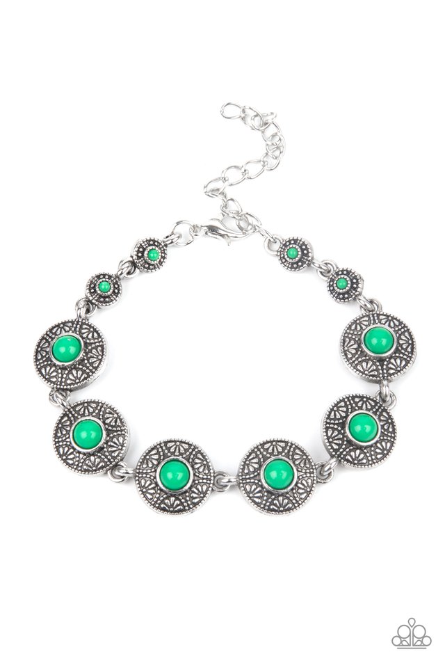 Springtime Special - Green - Paparazzi Bracelet Image