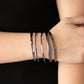 Stackable Style - Black - Paparazzi Bracelet Image