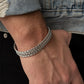 ​Line of Scrimmage - Silver - Paparazzi Bracelet Image