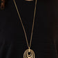 Smithsonian Spiral - Gold - Paparazzi Necklace Image