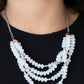 ​Best POSH-ible Taste - White - Paparazzi Necklace Image