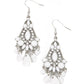 STAYCATION Home - White - Paparazzi Earring Image