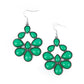 In Crowd Couture - Green - Paparazzi Earring Image