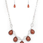 Majestically Mystic - Brown - Paparazzi Necklace Image