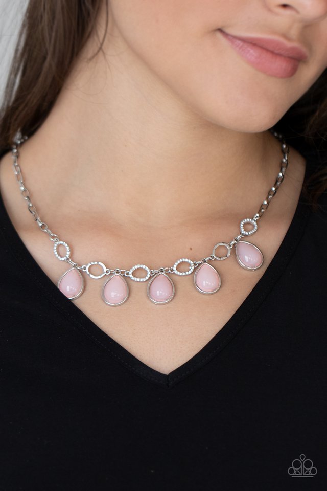 Majestically Mystic - Pink - Paparazzi Necklace Image