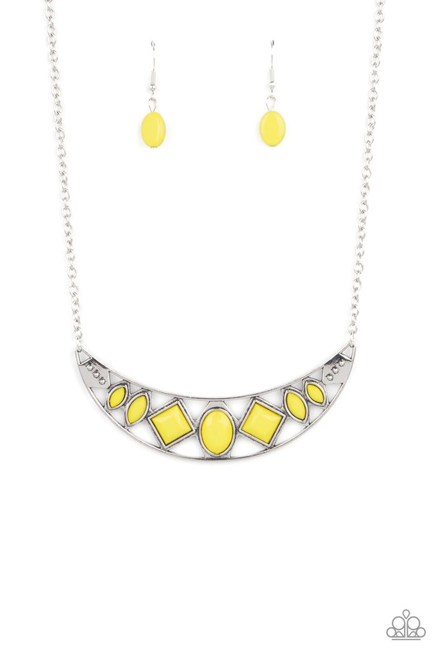Paparazzi Necklace ~ Burning Love - Yellow – Paparazzi Jewelry | Online  Store | DebsJewelryShop.com