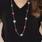 Glossy Glamorous - Pink - Paparazzi Necklace Image