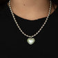 Heart Full of Fancy - Green - Paparazzi Necklace Image
