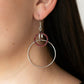 ​In An Orderly Fashion - Red - Paparazzi Earring Image