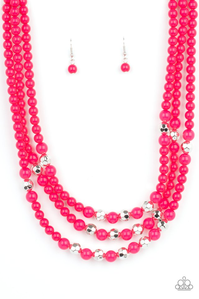 Paparazzi Necklace ~ STAYCATION All I Ever Wanted - Pink – Paparazzi ...