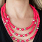 ​STAYCATION All I Ever Wanted - Pink - Paparazzi Necklace Image