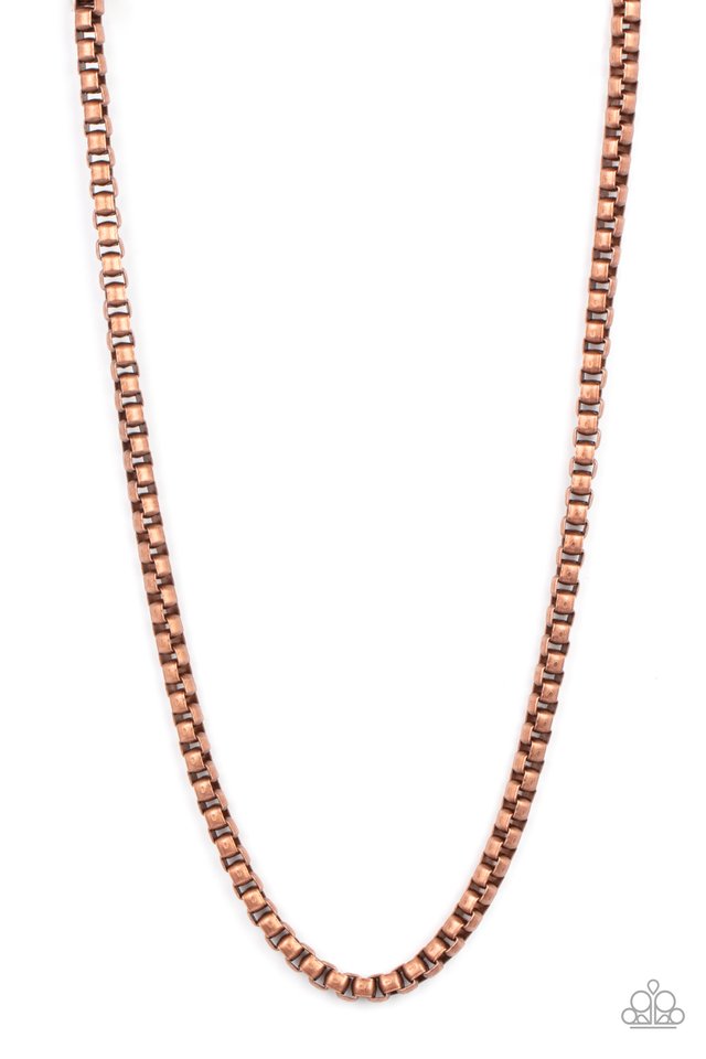 Combat Zone - Copper - Paparazzi Necklace Image