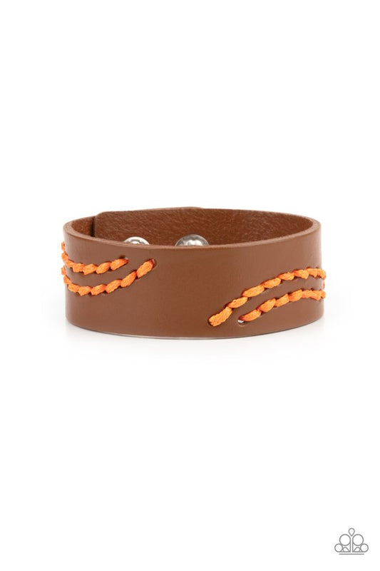 Harmonic Horizons - Orange - Paparazzi Bracelet Image