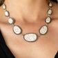 Elemental Eden - White - Paparazzi Necklace Image