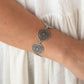 Garden Gate Glamour - Silver - Paparazzi Bracelet Image