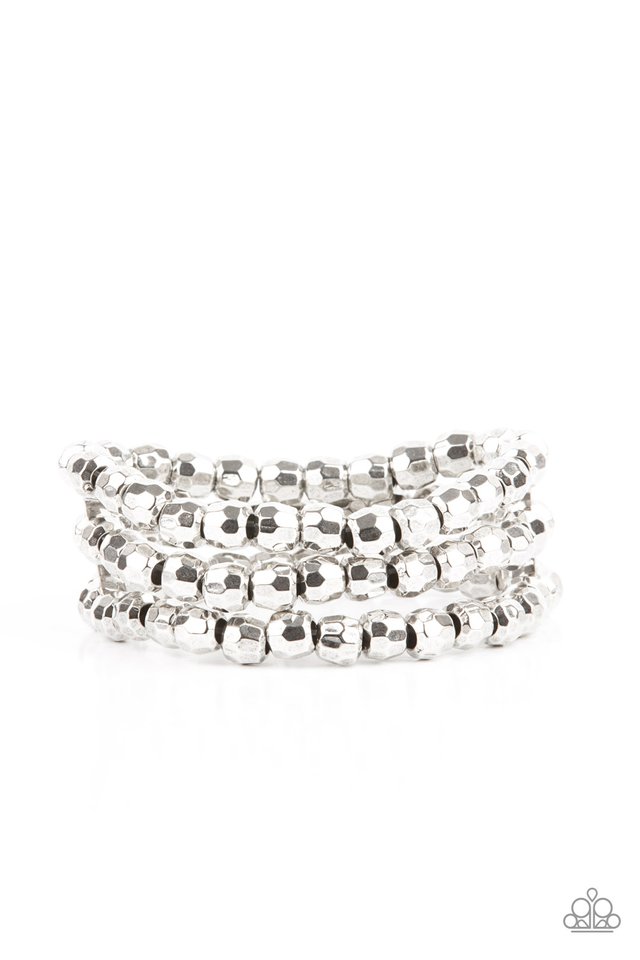 Magnetically Maven - Silver - Paparazzi Bracelet Image