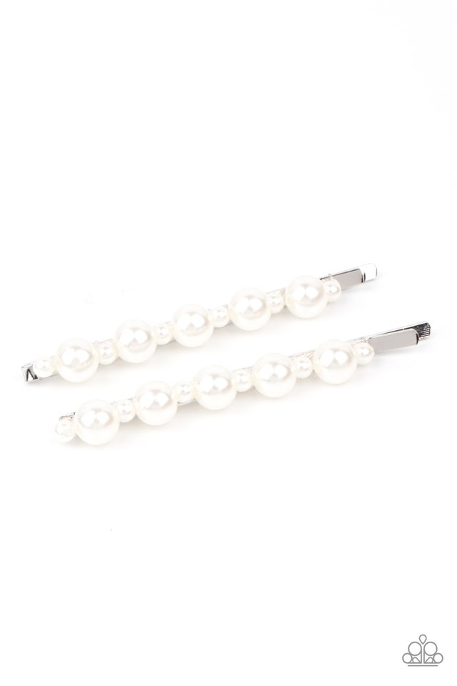 Hair Flare 2207 Pearl Made Artificial Bridal Hair Pin Accessories For  Women- Pack Of 8, White And Golden