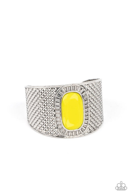 Poshly Pharaoh - Yellow - Paparazzi Bracelet Image