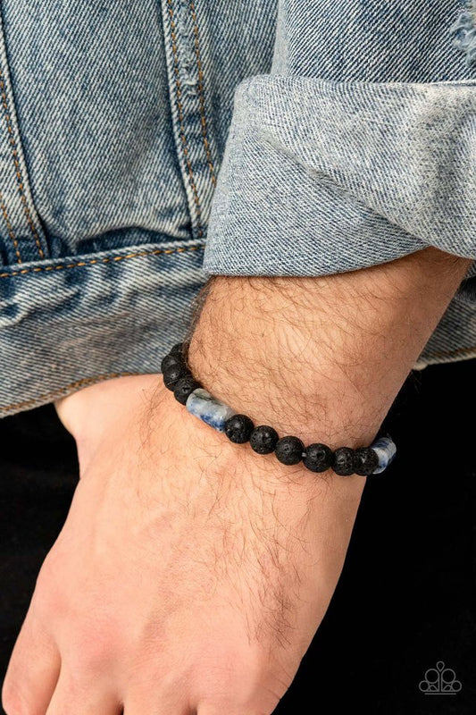 Earthy Energy - Blue - Paparazzi Bracelet Image