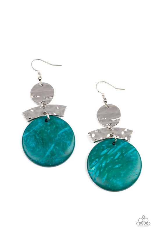 ​Diva Of My Domain - Blue - Paparazzi Earring Image