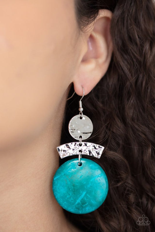 ​Diva Of My Domain - Blue - Paparazzi Earring Image