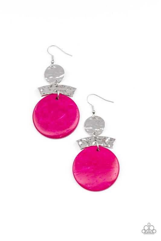 ​Diva Of My Domain - Pink - Paparazzi Earring Image