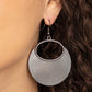 Fan Girl Glam - Black - Paparazzi Earring Image